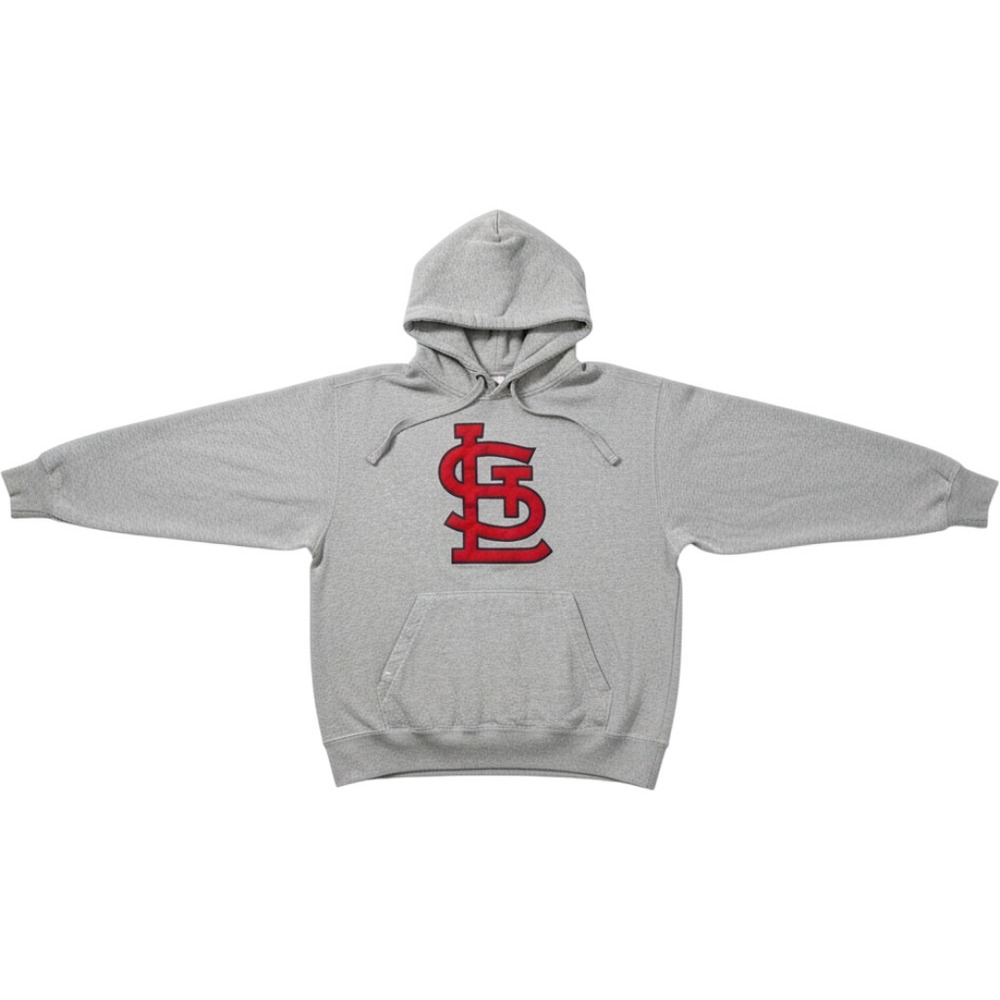 Antigua St Louis Cardinals Hoodie Mens Medium Gray MLB Baseball STL Sweatshirt